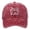 Wine, variant on Mens Hat "DOG DAD" Embroidery Baseball Cap Adjustable Washed Casual Cap for Outdoor Walking and Daily