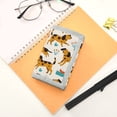 thumbnail image 7 of JIALIOU Nylon Trifold Card Wallet with ID Window Zipper Pocket for Men Women Teen Beagle Dogs and Plants, 7 of 7