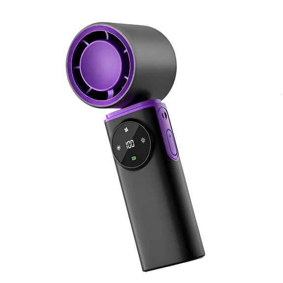 ZELVINN Portable Handheld Fan Powerful USB Rechargeable 100 Speed for Travel Camping