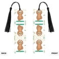 thumbnail image 2 of Kdxio Cute Sloth In Yoga Pose Tree Print Metal Tassel Bookmarks,Perfect Gift for Art Lovers and Bookworms Metal Bookmarks for Women, 2 of 8