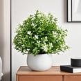 thumbnail image 2 of Luoshdecor Fake Plants Artificial Potted Plants Faux Greenery Gypsophila for Outdoor Porch Planters, Wedding, Garden Decoration, 2 of 6