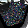 thumbnail image 4 of Pzuqiu Car Front Back Seat Covers Breathable Polyester, Compatible with Car Seats Automotive Seats, for Cars Truck, Rainbow Mushrooms, 4 of 10