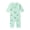 Sea Turtle, variant on M+A by Monica + Andy Organic Cotton Gender Neutral Long Sleeve Baby Henley One-Piece, Sizes Newborn - 24 Months