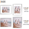 thumbnail image 5 of 8x10 Picture Frame Set of 5, Display Pictures 5x7 with Mat or 8 x 10 Without, Wall Gallery Photo Frames, Black, 5 of 13