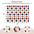 thumbnail image 5 of CozyDesg 5ftx7ft Area Rugs,Shag Fluffy Checkered Rugs for Living Room,Bedroom,Modern Room Decor Carpet, Non-Slip Floor Rug,Colorful B, 5 of 10