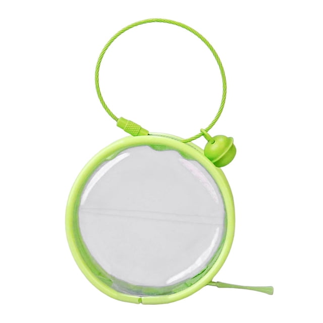 Runquan Pochette pour Mini Poupée Décorative à Fermeture Éclair avec Porte-Clés Sac de Rangement pour Mini Poupée Vert