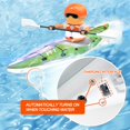 thumbnail image 2 of PEACNNG 2.4G Remote Control Boat  Remote Control Kayak  Remote Control Creative Toy  With Light And Two Drive Modes  Swimming Pool  Bathtub  Inflatable Bath Pool Toy Halloween  Christmas, 2 of 7