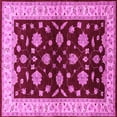 thumbnail image 1 of Ahgly Company Indoor Square Oriental Pink Industrial Area Rugs, 4' Square, 1 of 4
