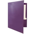 thumbnail image 4 of JAM Paper Glossy Two Pocket Folders, Purple, 100/Pack, 4 of 5