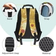 thumbnail image 5 of Binienty Gold Glitter Sunflower Axolotl Girls Backpack Age 6-8 17 Inch Lightweight School Backpack with Laptop Compartment Schoolbag Students Back to School Gifts, 5 of 8