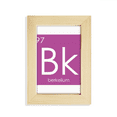 thumbnail image 1 of Chestry Elements Period Table Actinide Berkelium Bk Desktop Display Photo Frame Picture Art Painting 5x7 inch, 1 of 3
