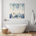thumbnail image 6 of Wall Art Prints, Blue Pumpkins Fall Framed Canvas Prints for Bedroom Living Room Bathroom Office, Thanksgiving Eucalyptus Leaf Rustic Gallery Wrap Wall Art Poster for Gifts Home Decor 12"x12", 6 of 9