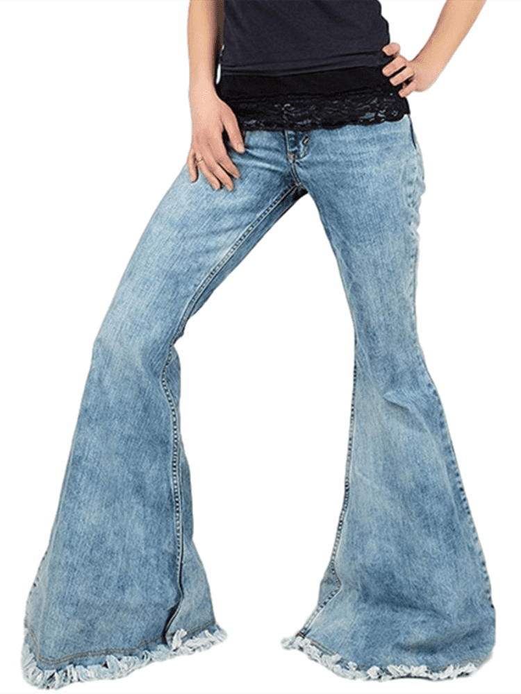 wide denim pants