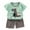 Green, variant on TBWNWG Boys Outfits&Set Toddler Boys Girls Summer Cartoon Printed Short Sleeved Tops And Shorts 2PC Children's Suit for Warm Weather,Sizes 4-5 Years
