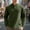 Army Green, variant on SYMOID Men's Quarter Zip Sweater Waffle Knit Pullover Thermal Mock Neck Long Sleeve Top Army Green Size M