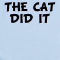 thumbnail image 2 of CafePress - The Cat Did It Body Suit - Baby Light Bodysuit, Size Newborn - 24 Months, 2 of 4