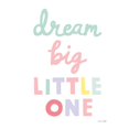 thumbnail image 3 of Kelle, Ann 12x14 Black Modern Framed Museum Art Print Titled - Dream Big Little One Cursive-1, 3 of 5