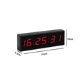 thumbnail image 3 of LED Countdown Clock, Digital Timer, Desktop Clock, Indoor Stopwatch, Timer, 12/24 Hour Time, 3 of 6