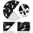 thumbnail image 2 of FMSHPON Exotic Flamingo Xmas Christmas Tree Skirt Stand Mat for Holiday Party Decoration Indoor Outdoor 48 inches, 2 of 6
