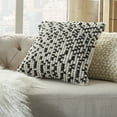 thumbnail image 4 of Nourison Outdoor Pillows Black Decorative Throw Pillow , 18"X18", 4 of 5