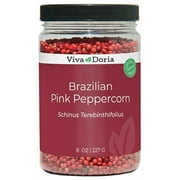 Viva Doria Brazilian Pink Peppercorn, Whole Pink Pepper, 8 Oz