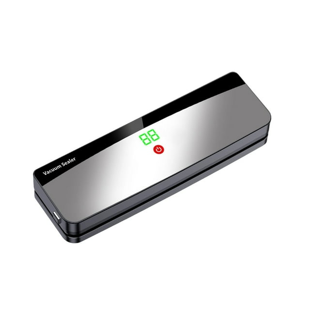 1 Pce Outil de Scellage Automatique, Machine de Scellage Alimentaire Portable Rechargeable pour la Conservation de la Fraîcheur, Scelleuse sous Vide Portative avec une Opération et Indicateur LED, Sacs de Rangement Alimentaire Thermorétractables