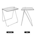 thumbnail image 2 of Luxury Modern Folding table, Indoor Clear Folding Table, lightweight folding table with Metal Frame., 2 of 5