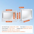 thumbnail image 4 of KFFKFF Concession Window, 36"x24" Aluminum Alloy Food Truck Service Window,  up to 85 Degrees, Equipped with Awning Door & Drag Hook, Suitable for Food Trucks and Concession Trailers, 4 of 9