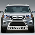 thumbnail image 2 of DNA Motoring Chrome Bumper Push Bull Bar Grill Guard for 2003-2008 Honda Pilot 2006-2014 Ridgeline, 2 of 6