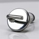 thumbnail image 3 of 2Pcs Quick Release Easy Install Toilet Seat Hinge Wear Repair Stainless Steel with Mounting Accessor, 3 of 5