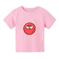 thumbnail image 3 of Ropa bonita de bola roja 2.ª para niños, camiseta de algodón de moda de verano para niños, camiseta de dibujos animados para niños, camisetas casuales de manga corta para niñas pequeñas, 3 of 5