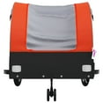 thumbnail image 6 of vidaXL Bike Trailer Black and Orange 99.2 lb Iron, 6 of 12