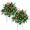 B Style, variant on Ayieyill 2Pcs 29in Outdoor Pathway Christmas Trees, Holiday Decor for Driveway, Yard, Garden w/LED Lights, Berries, Pine Cones, Ornaments