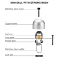 thumbnail image 3 of Bike Bell ROCKBROS Classic Loud Sound para bicicleta de carretera y montaña, 3 of 8