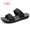 K1103 black, variant on Minimalist Black Mesh Slip-On Slides Shock Absorbing Layered Outsole For Daily Driving & Seaside Vacation