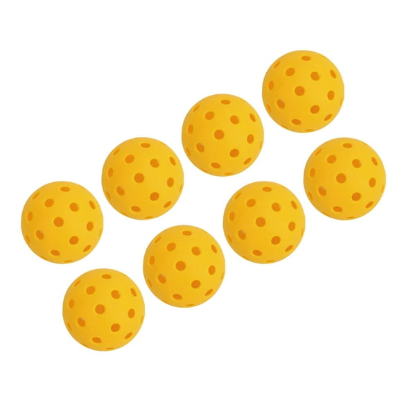 Balles de Lancer Extérieures, 12 Pcs 40 Trous Diamètre 74mm Ensemble PE Léger pour Pratique de Lancer Vert, Orange, Jaune