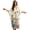 Bohemian Floral Beige, variant on Womens Plus Size Kaftan Dress Stylish Design Beach Cover Up Swimsuit Coverup Kaftan Maxi Dress for Vacation Casual Beach Pool Party Wear, Colorful Leopard Print Beige