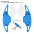 thumbnail image 2 of Steering Wheel Paddle Shifter Covers For Chevy Camaro 12-15 Aluminium Blue, 2 of 12