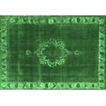 thumbnail image 1 of Ahgly Company Indoor Rectangle Oriental Emerald Green Industrial Area Rugs, 4' x 6', 1 of 4