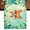 Orange, variant on Cartoon Giraffe Burlap Cotton Table Runner 13x36 Inches Short, Summer Butterfly Fern Tropical Palm Plants Farmhouse Table Runners, Outdoor Dining Tablecloths Decor for Baby Shower/Party/Wedding
