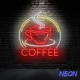 thumbnail image 3 of Handmadetneonsign Coffee Neon Sign, Coffee Store Light, Drinking Wall Art, Cafe Store Wall Decor 92346, 3 of 5