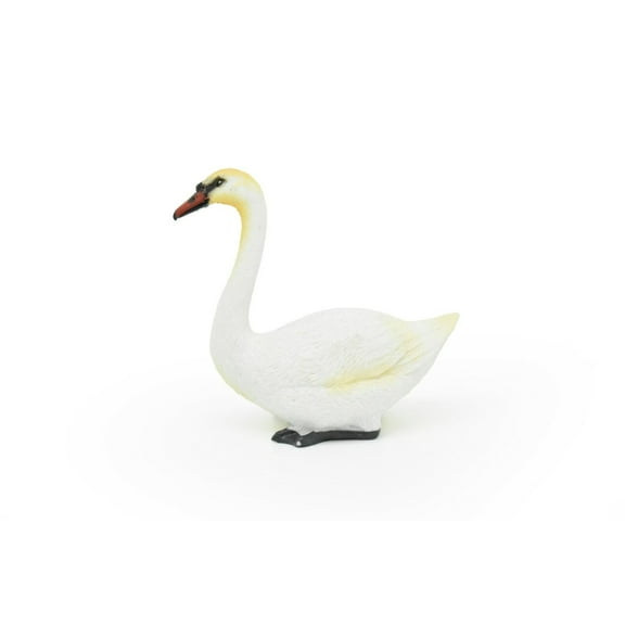 Swan, Museum Quality, Realistic, Plastic, Bird Design, Educational, Hand Painted, Figure, Lifelike, Model, Figurine, Replica, Gift, 2 1/2" CWG192 BB45