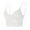 White, variant on Pntutb Womens Vest Crop Wireless Bra Lingerie Sexy V-Neck Underwear Camisole