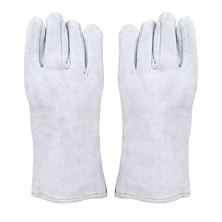 Voiceine 1 Pair Wear-resistant Welding Gloves Super Durable Welding Gloves Welder's Gloves Multipurpose Safety Gloves for Home (Dark Grey)