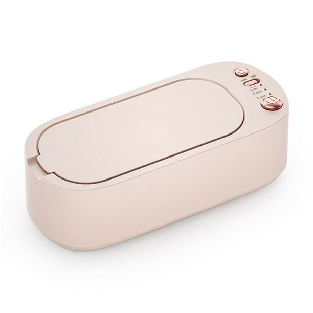 Yhmxh Máquina de limpieza por ultrasonidos con ajuste de intensidad y sincronización de tres velocidades, multifuncional para el hogar, para limpiar joyas, aparatos dentales y cepillos de dientes.