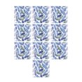 thumbnail image 1 of Pegatinas para azulejos con diseño de hojas a prueba de agua, 10 unidades, 20 x 20 cm, para paredes de baño y cocina, calcomanía decorativa para el hogar, 1 of 8