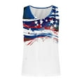 thumbnail image 4 of American Flag Knit Tank Tops Womens 4th of July Sleeveless Tshirts Trendy Crewneck Button Tunic Tanks Memorial Day Patriotic Tee Shirts Summer Dressy Outfits Independence Day Cami Blouses Clothes, 4 of 4