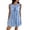 Light Blue, variant on Maxi Dresses for Women Spring And Summer Leisure Holiday Style Pure Color Lace Up Sleeveless Skirt With Compression for Children Vacation Flowy Maxi Dresses