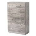 thumbnail image 6 of GZXS 7 Drawer Dresser, Chest of Drawers, Clothes Storage Organizer for Bedroom, Living Room, Easy Assembly, Gray, 6 of 10