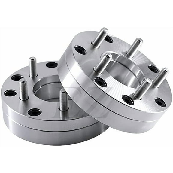 EZAccessory 2 Wheel Adapter 6x5.5 to 5x4.75 (5x120.7) Fits 6 Lug Toyota Chevy Hub & Mount 5x4.75 Wheels